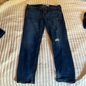 Express modern boyfriend low rise size 6